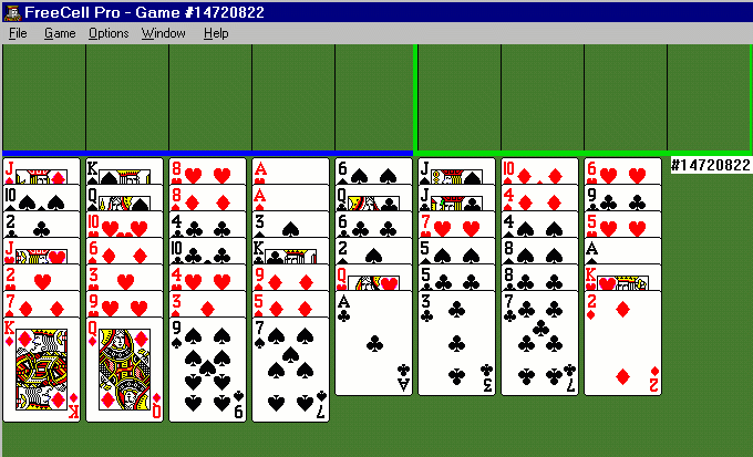 Microsoft Solitaire Collection, FreeCell Medium, September 26