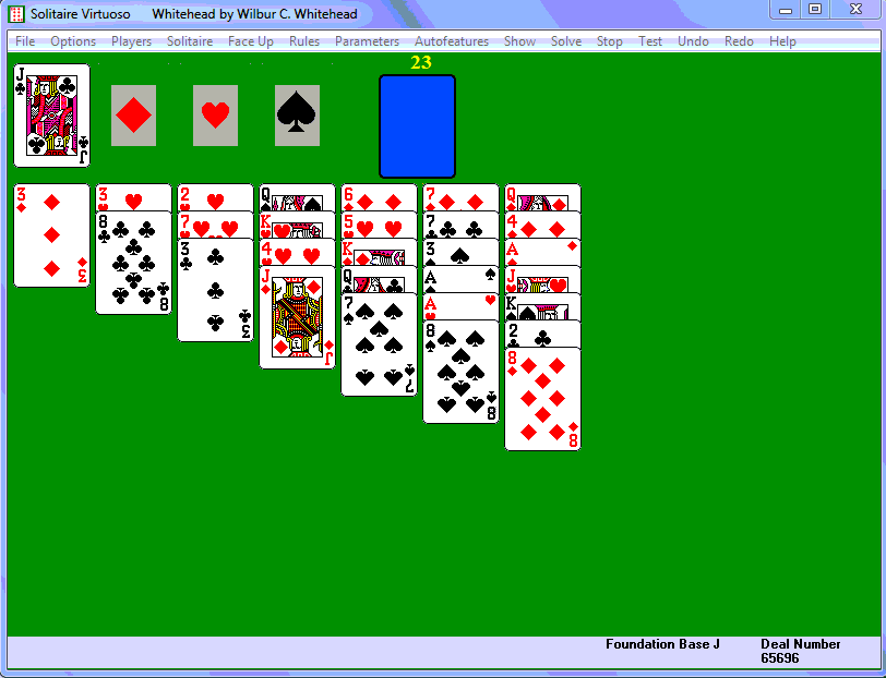 How to play Whitehead solitaire