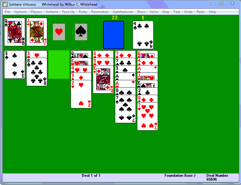 How to play Whitehead solitaire