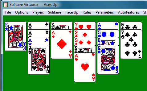 Solitaire / Play Aces Up Solitaire