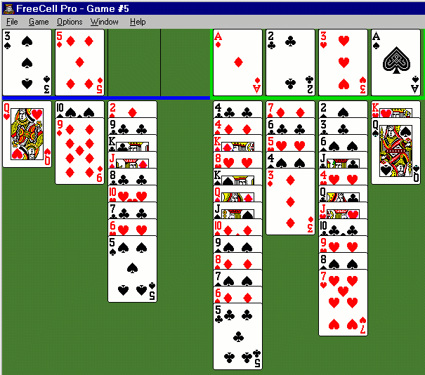 New to free cell why can't I make this move? : r/solitaire