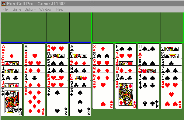 Play Freecell Game Win in 2 Minute 